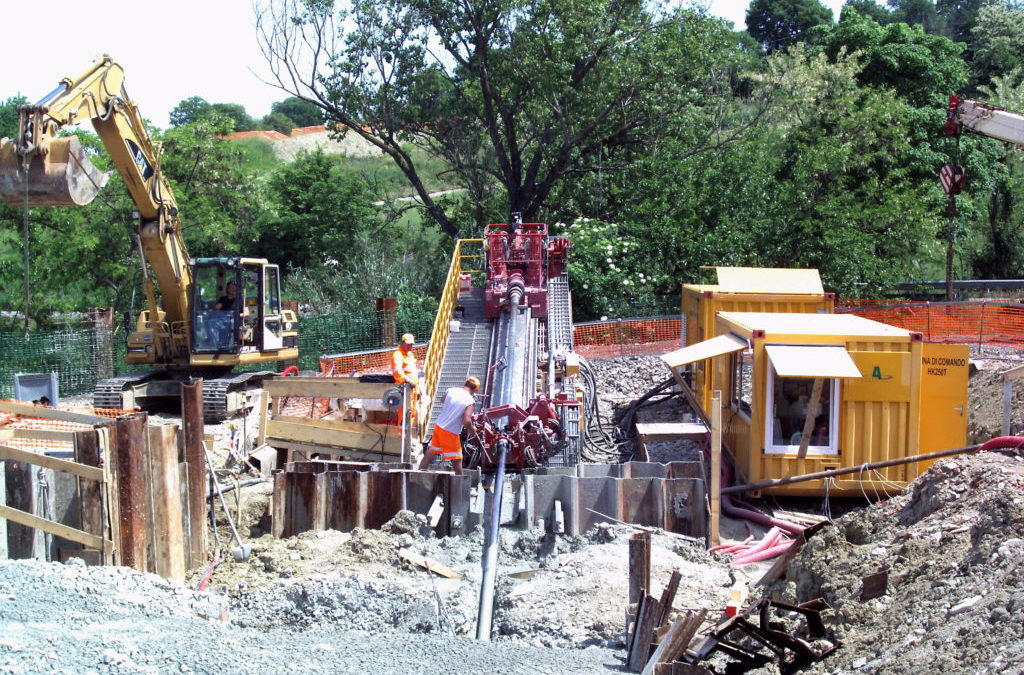 Securing the main conduct of aqueduct of Romagna Acque